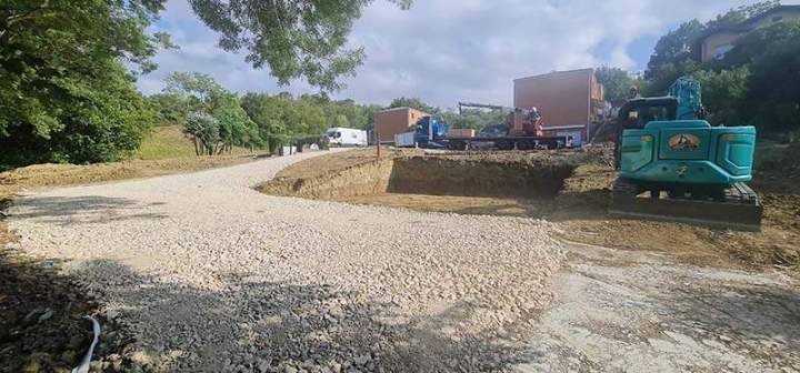 Terrassement terrain Muret